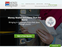 Tablet Screenshot of moneymailerofdfw.com